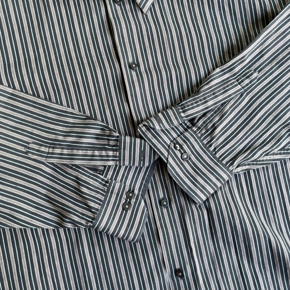 Concepts by Claiborne Striped Button Down Shirt - Picture 10 of 14